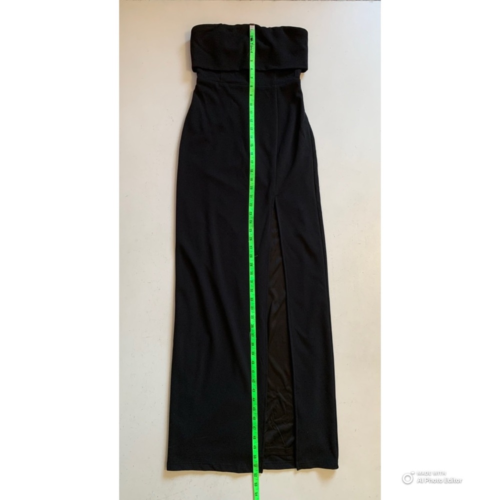 Lulus Small Classy Consideration Black Strapless … - image 16